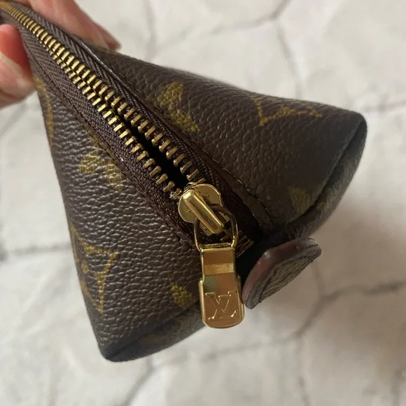Louis Vuitton trousse demi rhonde cosmetics pouch